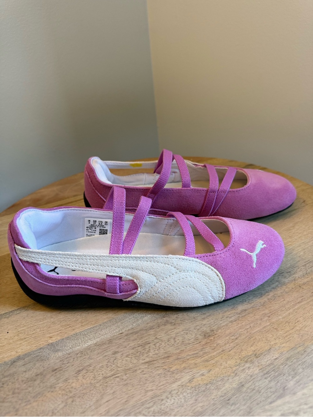 NWT Puma Women’s Mauve Pop Speedcat Ballet Sneaker with White Stripe size 6 1/2 - Picture 7 of 11